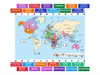 Mapa de Imperialismo