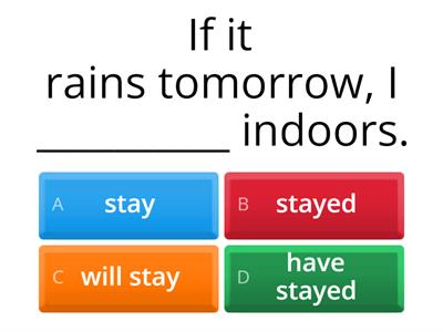 Conditional Sentences