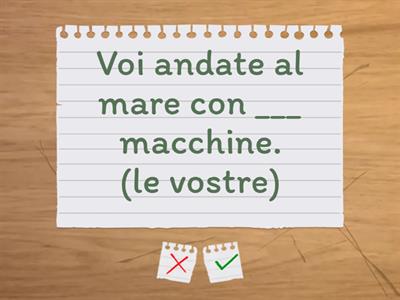 possessivi 01