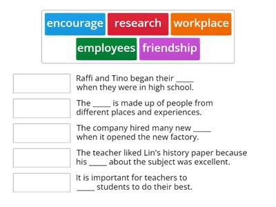 Lead-in vocabulary - Lesson 4, Unit 1 - Startup 3