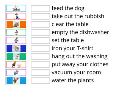 household chores