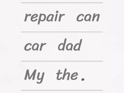 English Foundation - abilities and actions 2/3 EFE Basics