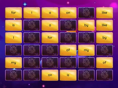 Kindergarten Trick Words - Set 1