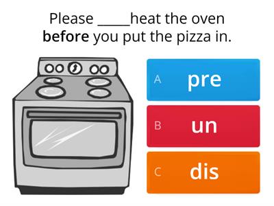 Prefix Suffix Practice