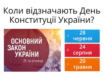 25-та річниця Конституції України