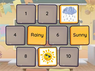 Weather vocabulary  - beginners - young learners