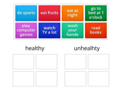 sm 1-unit 5-healthy/unhealthy