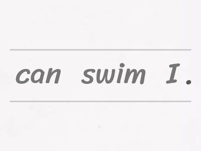 put in correct order 