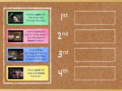 Episode 8: Put the sentences in order