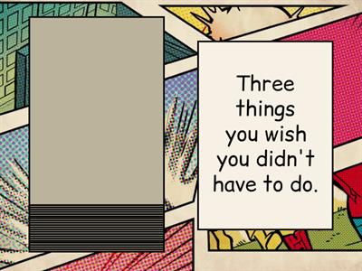 Three things (modals of obligation)