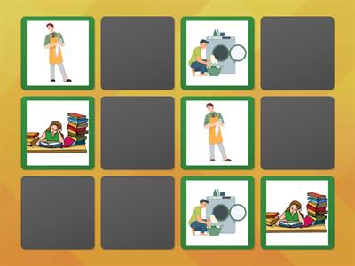 ESL 50 - inside chores - matching