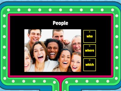  Quiz who/where/which as4