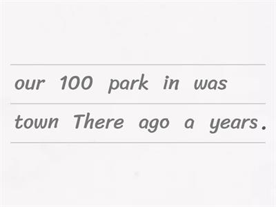 Put the words in correct order