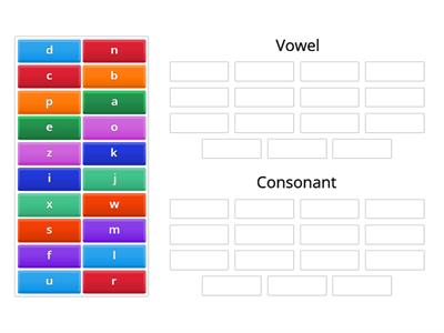 Vowel or Consonant