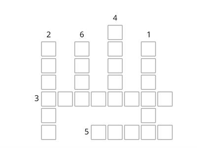 COOKING CROSSWORD