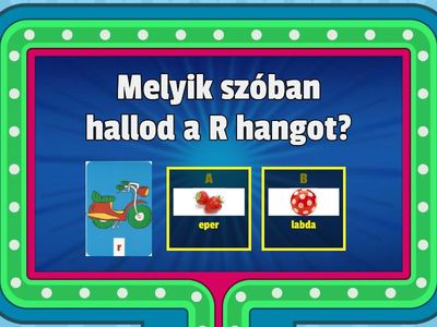 R hang auditív differenciálás