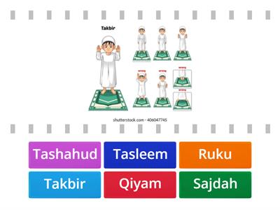 Positions of salah