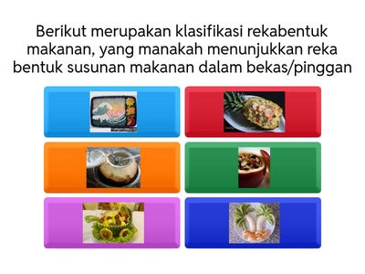 RBT REKA BENTUK MAKANAN