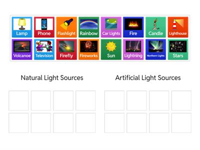  Natural and Artificial Light Sources