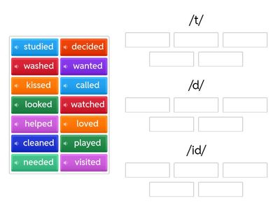 What ending do you hear? (GG2, Unit 6.2)