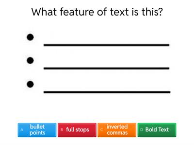 Features of Text