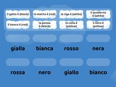 Agreeing colori