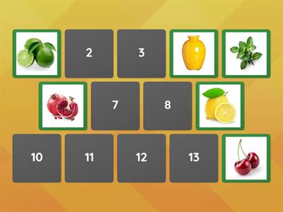 Знайди пари слів за кольорами