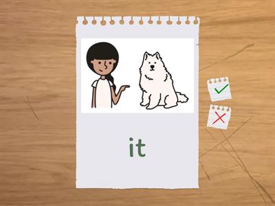  Object Pronouns Flash Cards