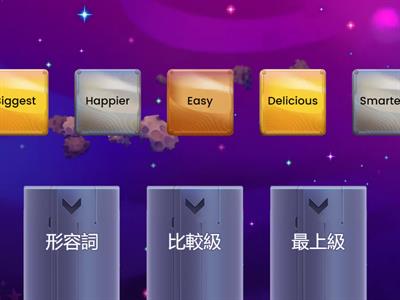 比較級と最上級ソート