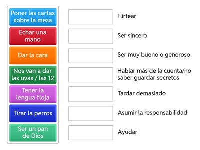 Expresiones - ELE-  Grado 6