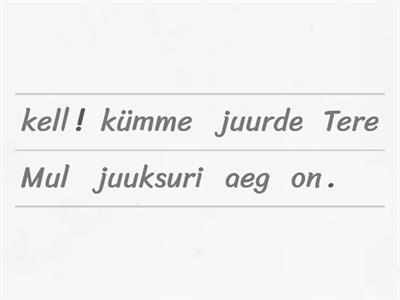 Läheme juuksurisse!