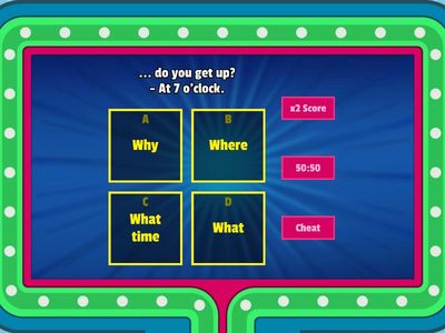 Present Simple wh questions