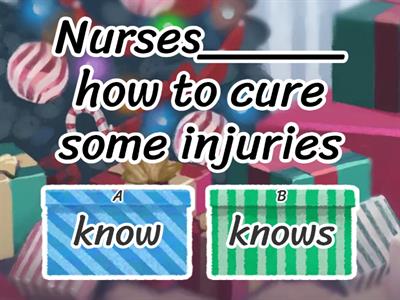 Subject and verb agreement 