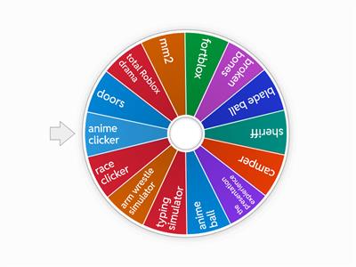 wheel of roblox games