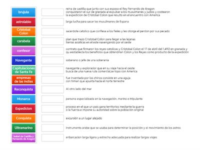 Vocabulario Gabi Estudios Sociales