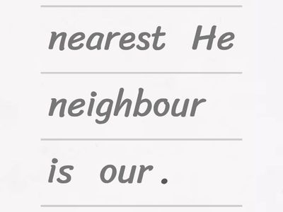 4 клас НУШ My Homeplace Lesson 7 Unjumble