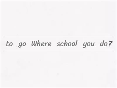 Simple present - wh questions