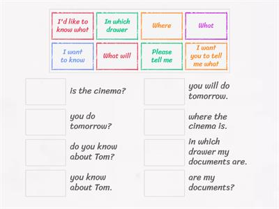 Direct /Indirect questions 