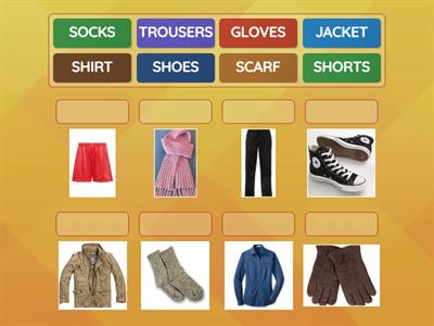 CLOTHES VOCABULARY 1
