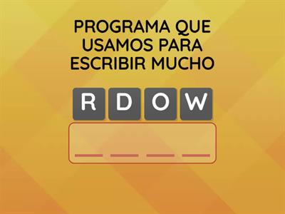 ANAGRAMA INFORMÁTICA