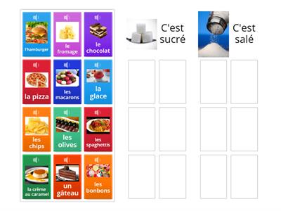 C'est sucré ou c'est salé?