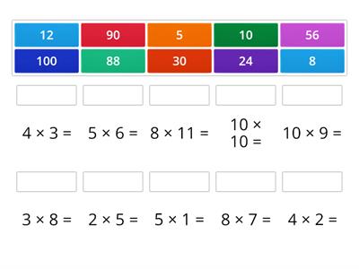 Grade 3 Multiplication Assessment