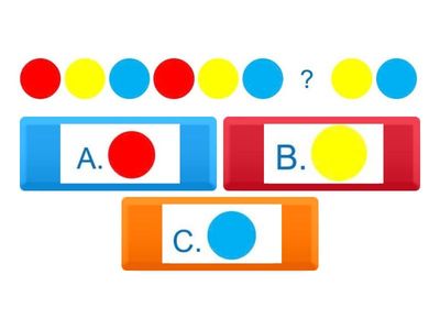 Hình thích hợp đặt vào dấu chấm "?" là hình nào?