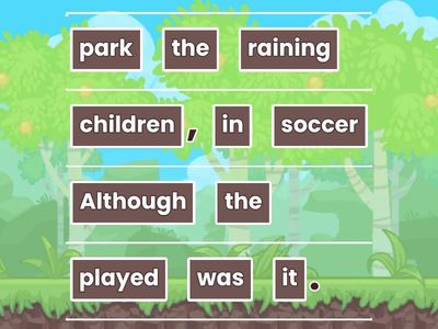 Clauses of contrast and purpose.