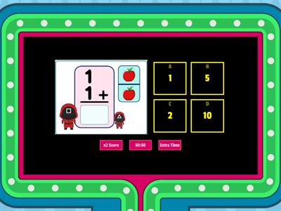 Grade 1: Math English Quiz Game