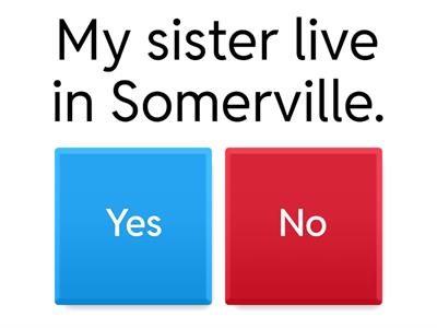 Third Person Singular