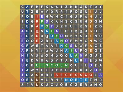 EUA - CAÇA-PALAVRAS 