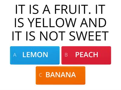 SOLVE THE RIDDLE...FRUIT AND VEGETABLES DIP IN 4