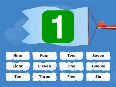 Numbers 1 - 12