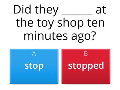 Simple Past: Regular & Irregular